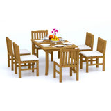 Devon Outdoor 7 - Piece Teak Dining Set