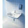 Starck 3 Ceramic 19.75" Wall Mount Bathroom Sink with Overflow