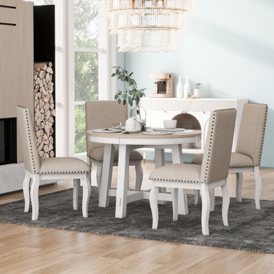 Ensemble de salle à manger extensible pour 4 personnes Zaena
