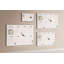 Wall Mounted cork board with print wall art notice boards home office bulletin board ideas Home decor planner
