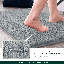 Tapis de salle de bain en chenille douce Chenault, tapis de bain rectangulaire en microfibre à envers antidérapant, séchage rapide-947771468-947771461