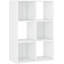 Bibliothèque Ebern Designs, étagère de rangement ouverte à 6 cubes-828811355-828811359
