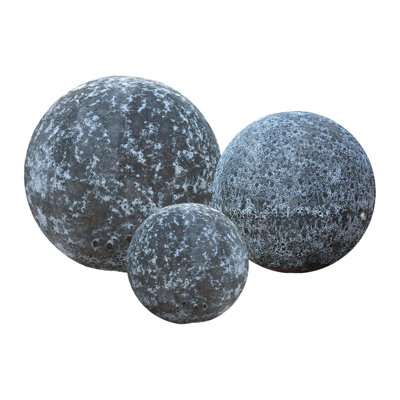 Barahona Weather Resistant and UV Resistant Ceramic / Porcelain Abstract Gazing Ball