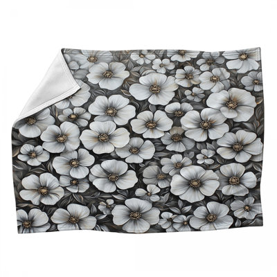 Jeté en molleton Floral Floral