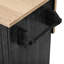 Geometric Textured Kitchen Island With Drop Leaf, Farmhouse Kitchen Island On Wheels With Internal Storage Rack And Adjustable Shelves, Rolling Kitchen Cart With Towel Rack For Kitchen,-32069788