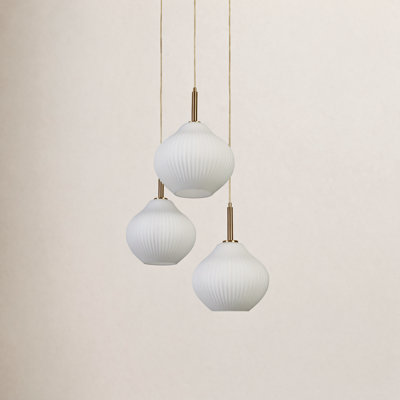 Jonny 23" W 3-Light Cluster Pendant Light