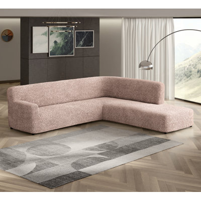 Housse extensible pour méridienne modulaire Stretchy - Facile à nettoyer et durable (méridienne droite) - Collection Comfort