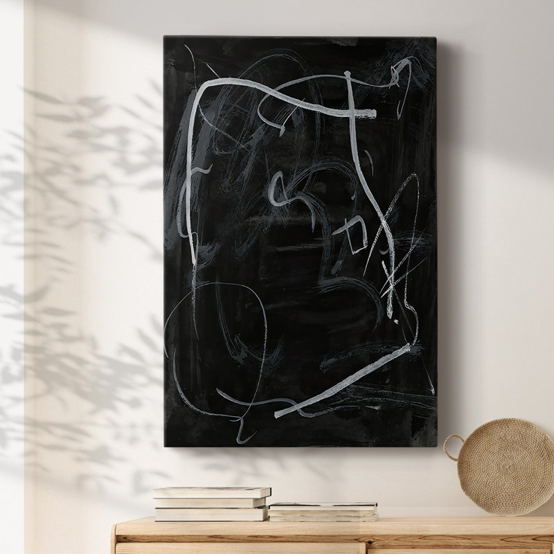 Erase I Framed On Canvas Print, 18" H x 12" W