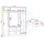 Louisa 4 Door Wardrobe-1137837788
