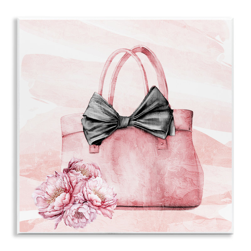 Plaque murale Blush Glam Time Bag, design par Kim Allen