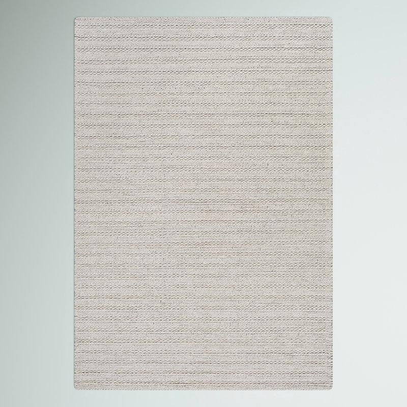 Sandidge Viscose Striped Indoor Rug, Rectangle 10' x 14'