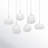Hughie 6 - Light LED Cluster Pendant