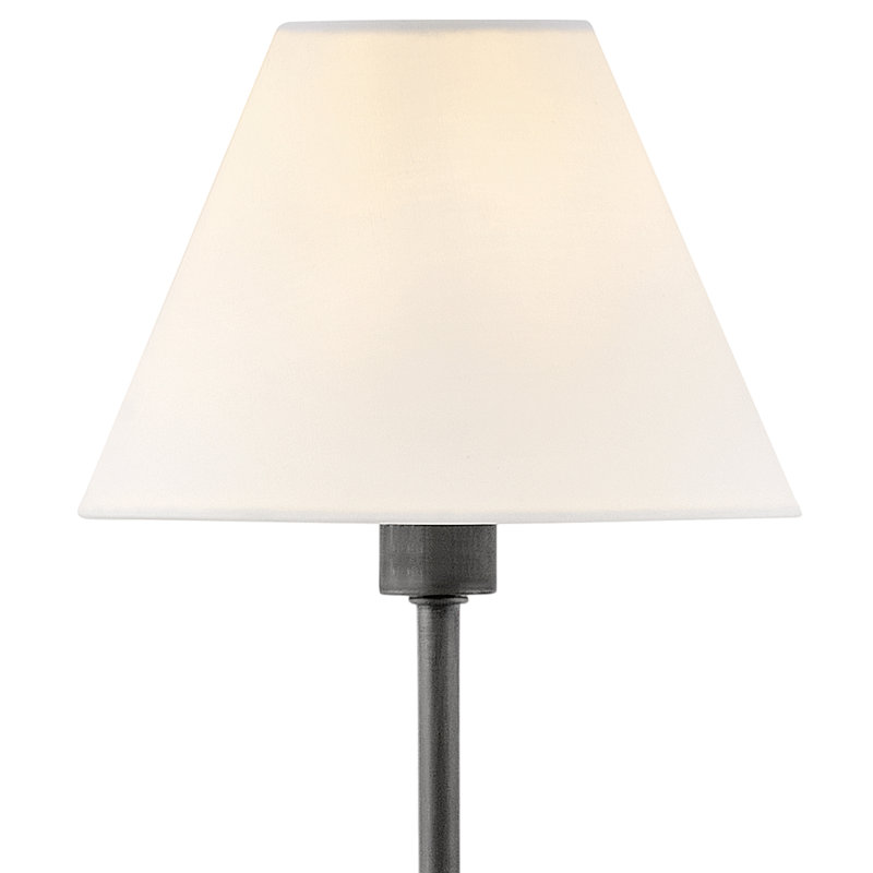 Greta Linen Wall Sconce by Hinkley, Black