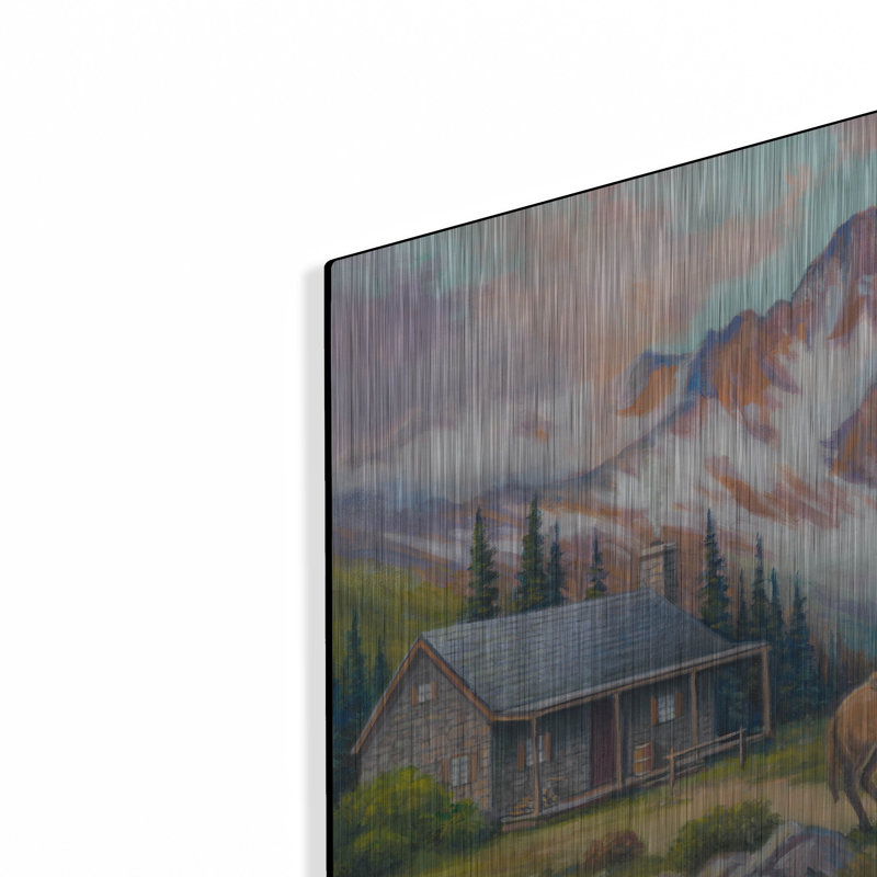 «Country Cabin» par John Zaccheo, H 12 po x l 16 po