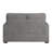Beaulah Modern Fabric Upholstered Square Arm Loveseat-2097500469