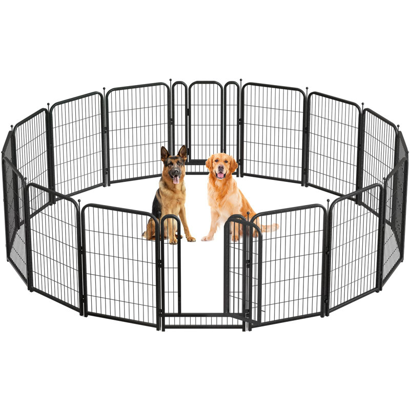 101.6cm H Panel Metal Yard Kennel