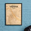 Vienna City Map - No Frame Print-991174970