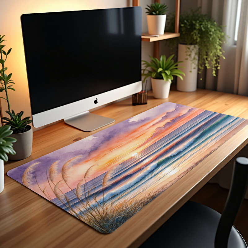 Polyester Desk Pad, 14.4x12.1