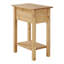 Corona 52.5cm Solid Wood Top Console Table