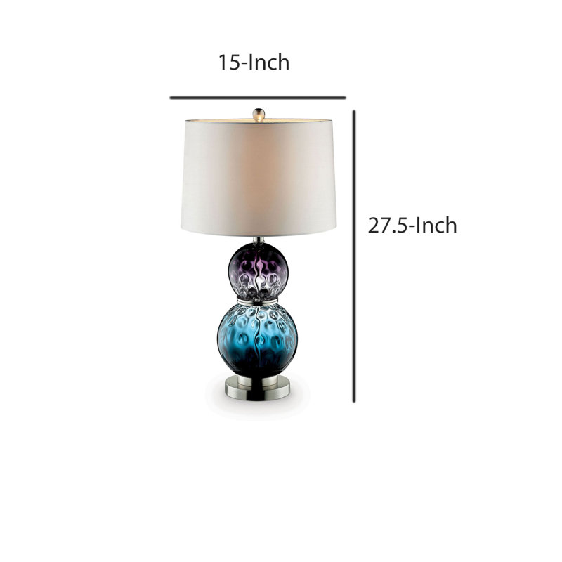 Muller Glass,Metal Table Lamp