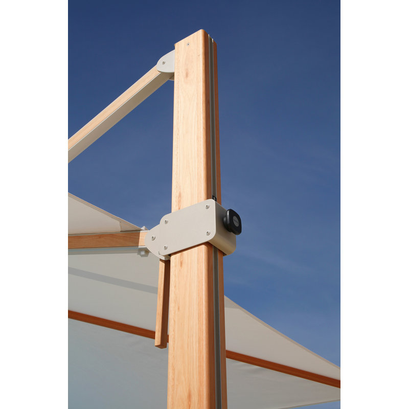 Napoli Square Cantilever Umbrella, 124" W x 157" D