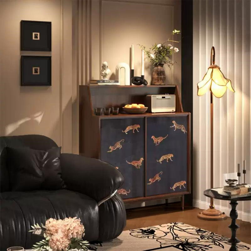Retro-Style Small-Sized Sideboard