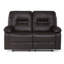 Bergen Faux Leather Reclining Loveseat-26297193