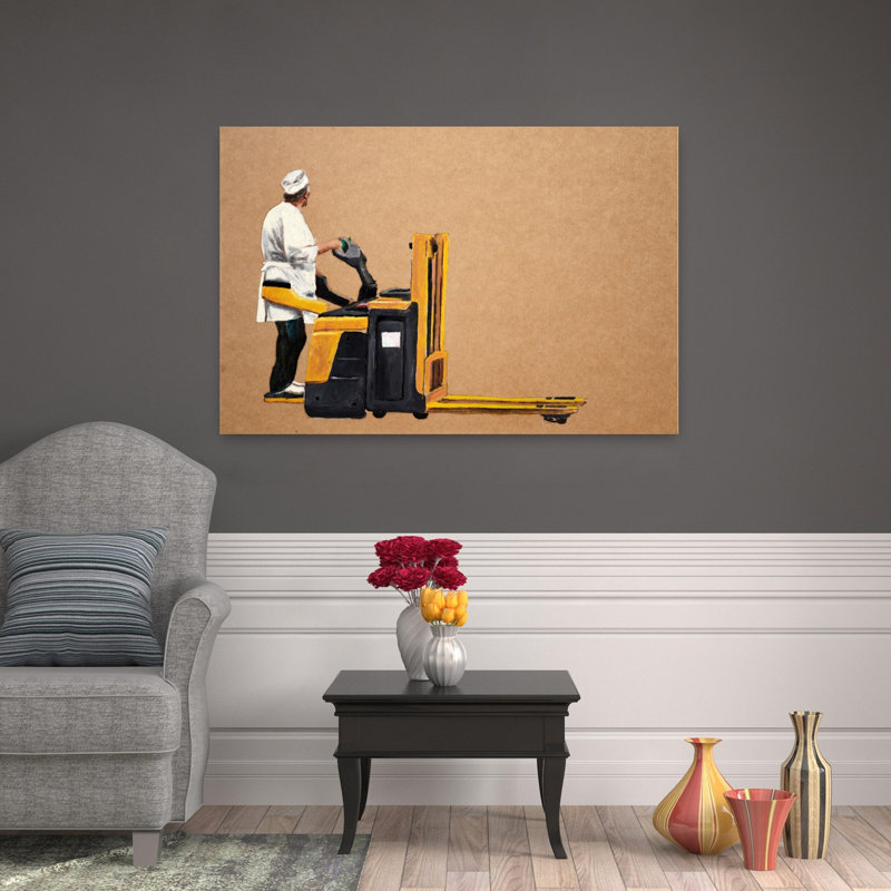 Art contemporain Art contemporain, H 32 po x l 48 po