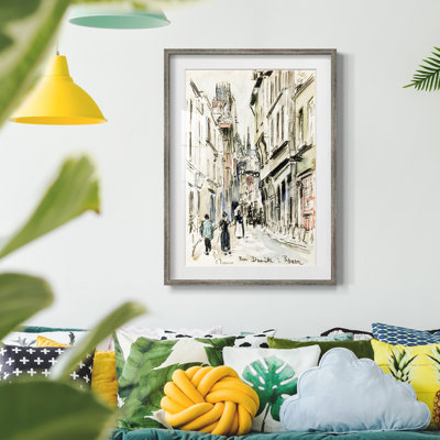 Vintage Landscape CCV -Framed Print