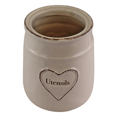 Ceramic / Porcelain Round Utensil Holders/Pots/Jars