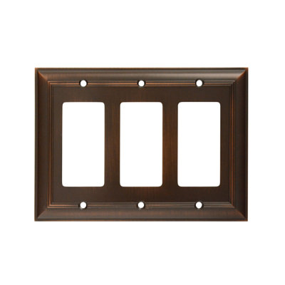 Impressions 3 - Gang Combination Plate Standard Combination Wall Plate