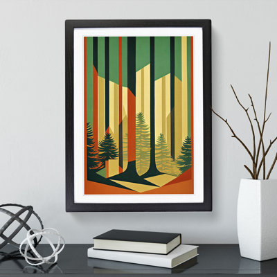 Forest Deco No.1 1 Piece Single Picture Frame Painting