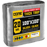 20 Mil Heavy Duty Polyethylene Tarp, Waterproof, UV Resistant