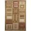 Himalayan Geometric Area Rug in Brown/Rust