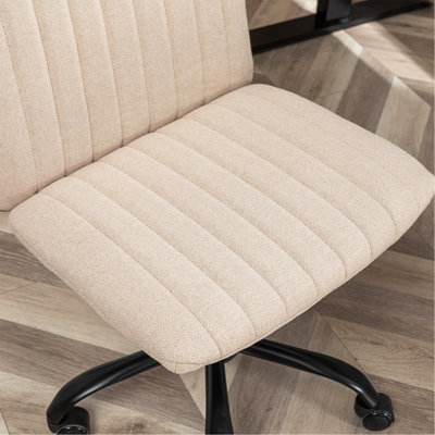 Chaise de bureau pivotante en tissu