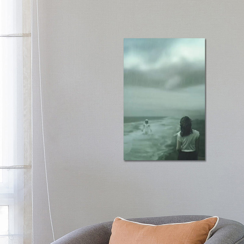 Waiting by Rob Hakemo - Print on Canvas, Wrapped Canvas, 66.04 cm H x 45.72 cm W x 1.91 cm D