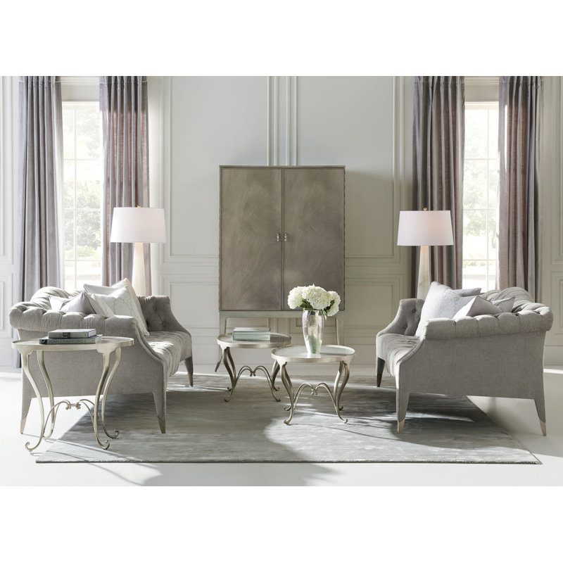 Caracole Classic Stone Bar Cabinet