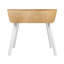 Table de salle à manger extensible de 32 à 47 po Abacus Universal Expert, 2 panneaux latéraux à abattants, pieds en bois d'hévéa, table de cuisine moderne en bois de chêne, table de salle à manger rectangulaire en bois pour petits espaces, chêne 