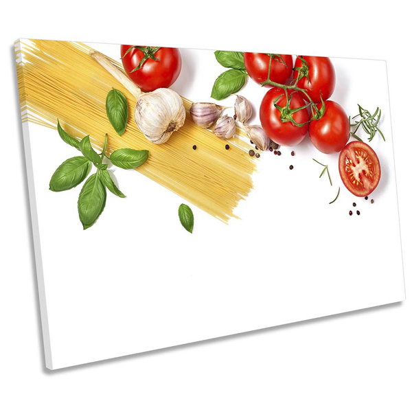 canvas geeks cooking kitchen café - wrapped canvas... Ebern Designs Fresh Kitchen Food - Wrapped Canvas Print | Wayfair.co.uk