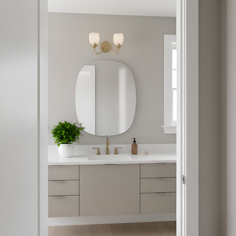 Éclairage pour salle de bain 2 lumières Jacobs, Deux lumières
