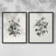 Vintage Floral LXV III - Ensemble de 2 reproductions de cadres d'angle fermés-951699908-951699909
