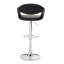 Petersfield Swivel Upholstered Adjustable Height Counter Stool with Metal Frame-29205561