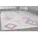 Bodrum Tribal Native Fuschia Area Rug