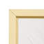 Modern Glam Abstract 47X59 Twist, White and Gold, Rectangle Wall Art