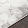 Tapis gris clair / blanc Chamlee