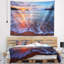 Tapisserie «Seashore Placid Shore» et nuages fantaisistes-28491059