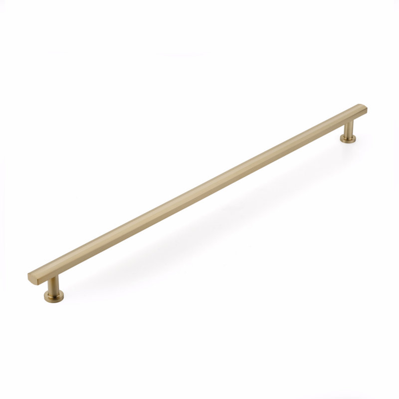 Poignée d'électroménager 24 po Schaub Heathrow, Laiton satiné Signature, Standard