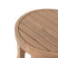 Table d'appoint d'extérieur en bois d'acacia, table d'appoint 18 "pour patio, piscine, porche (brun délavé)