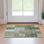 Premium Machine Washable Prisco Green Rug