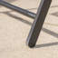 Tabouret de bar moderne, pliable et confortable, idéal pour se détendre et recevoir en plein air.